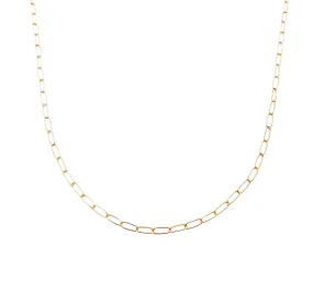 14k Gold Paperclip Chain