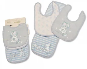 2 Bibs and Burp Cloth Set - Cuddly Cub (Bw 104-762)