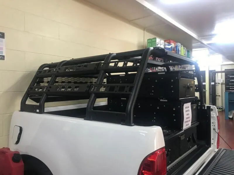 Adjustable Expedition Load Bed Rack Frame System for Isuzu D-Max 2007-2012