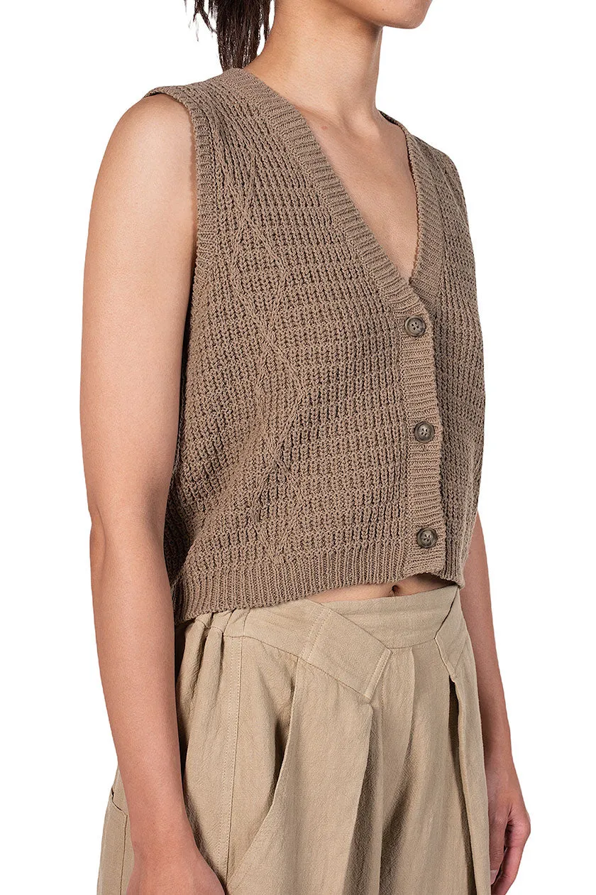 Amber Knit Linen Top