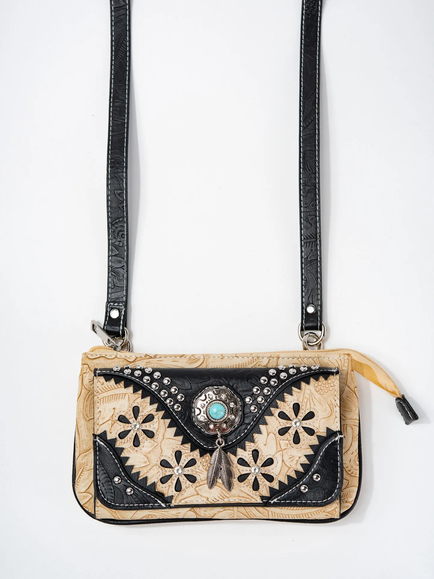 Aubrey Western Design Petite Crossbody Sling Bag