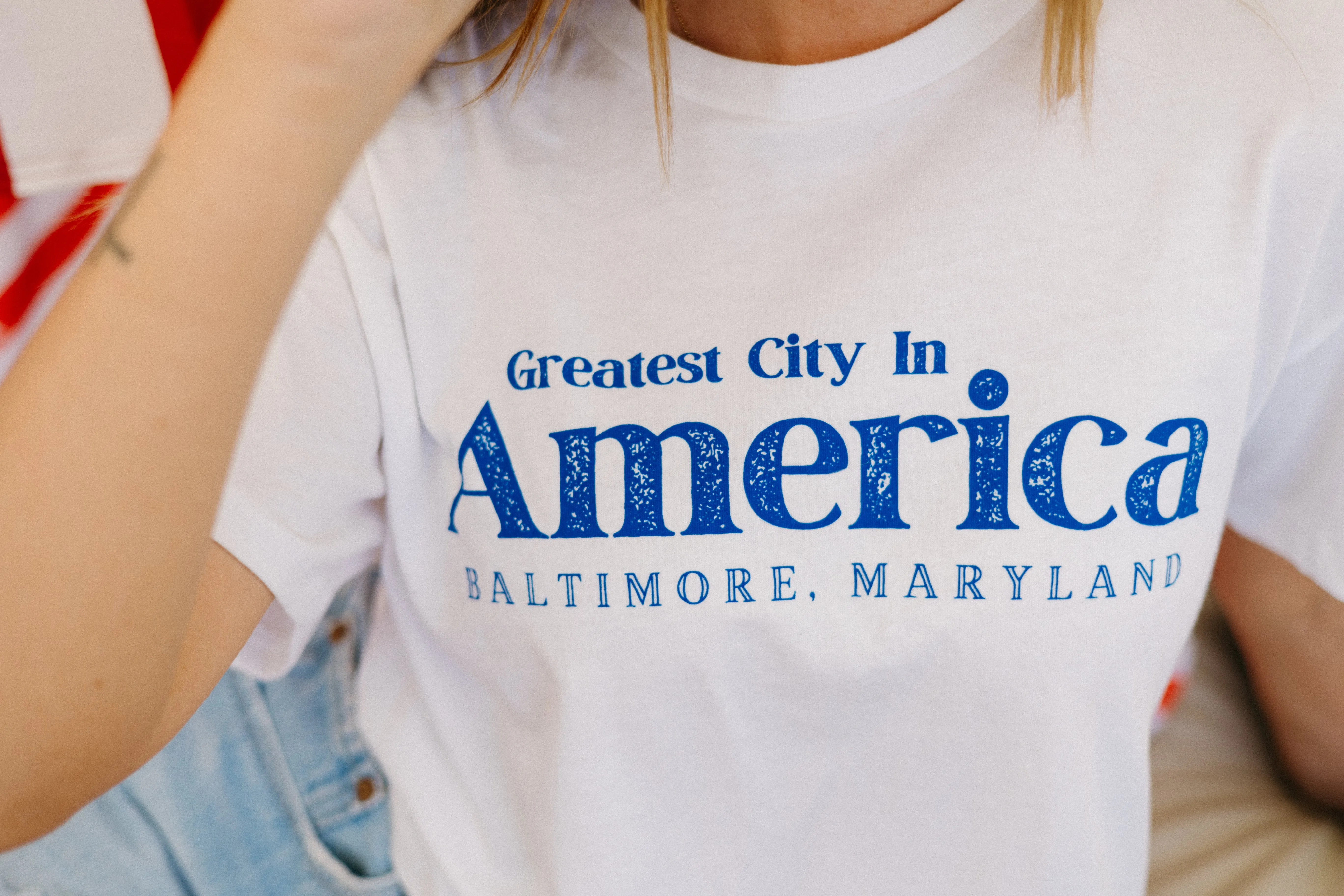 Baltimore Greatest City Crop Tee By Brightside