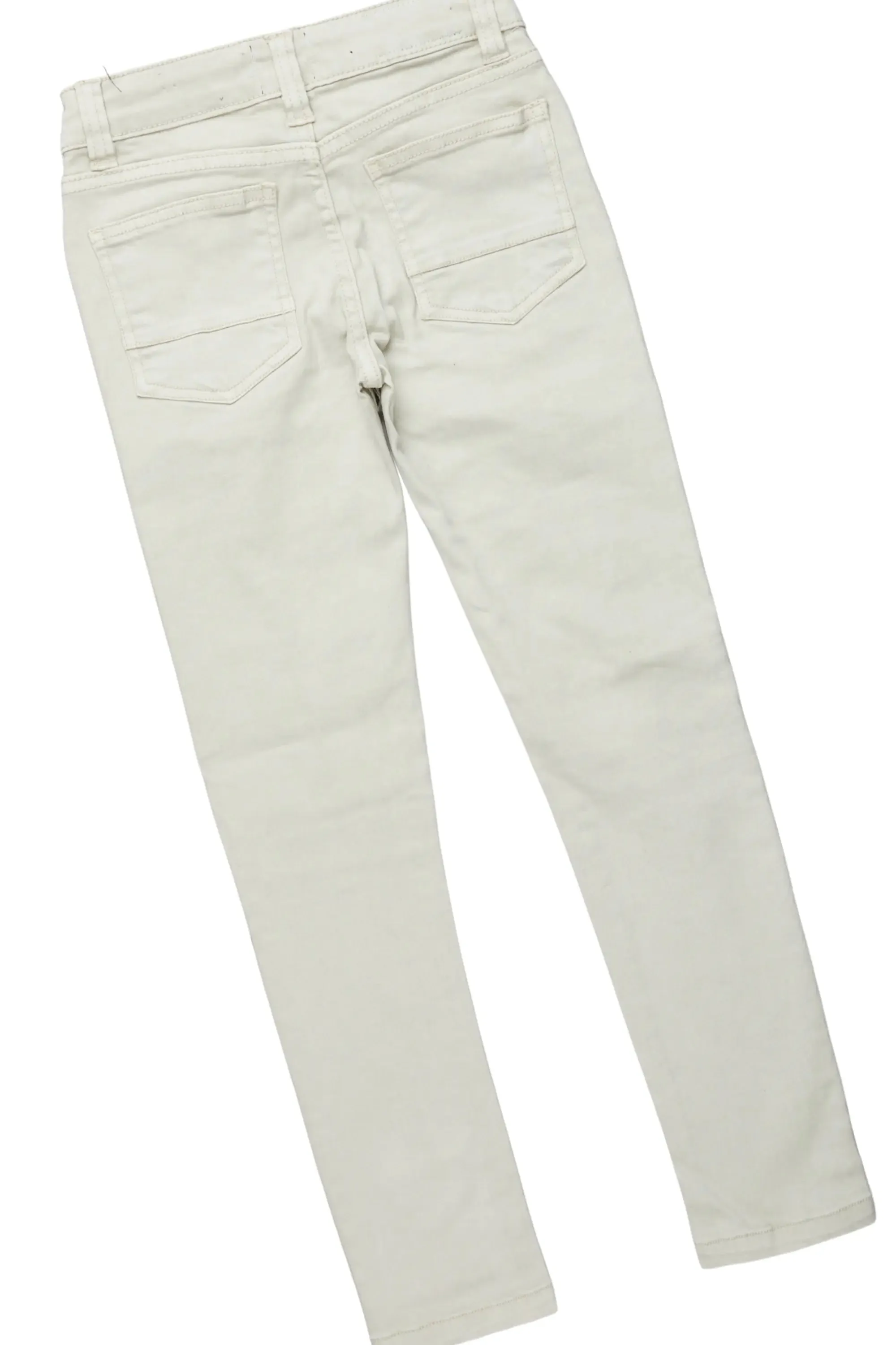 Boys Galido White T-Shirt/Frayed Skinny Jean Set