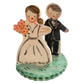 Bride and Groom Cake Topper