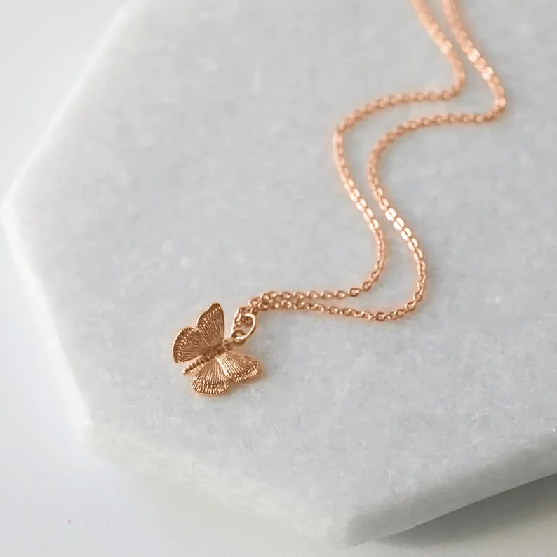 Butterfly Pendant Necklace