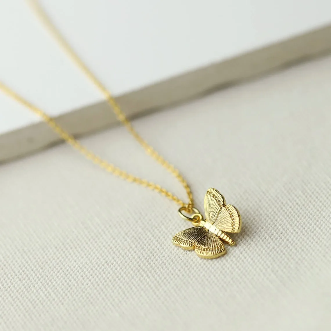 Butterfly Pendant Necklace