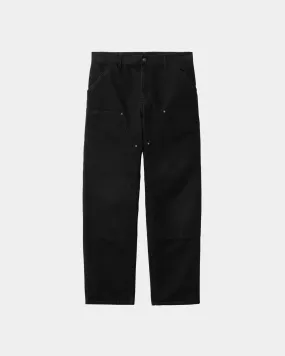 Carhartt WIP Double Knee Pant 30L - Black Aged Canvas