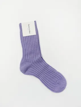 Cashmere Socks Plush Lilac