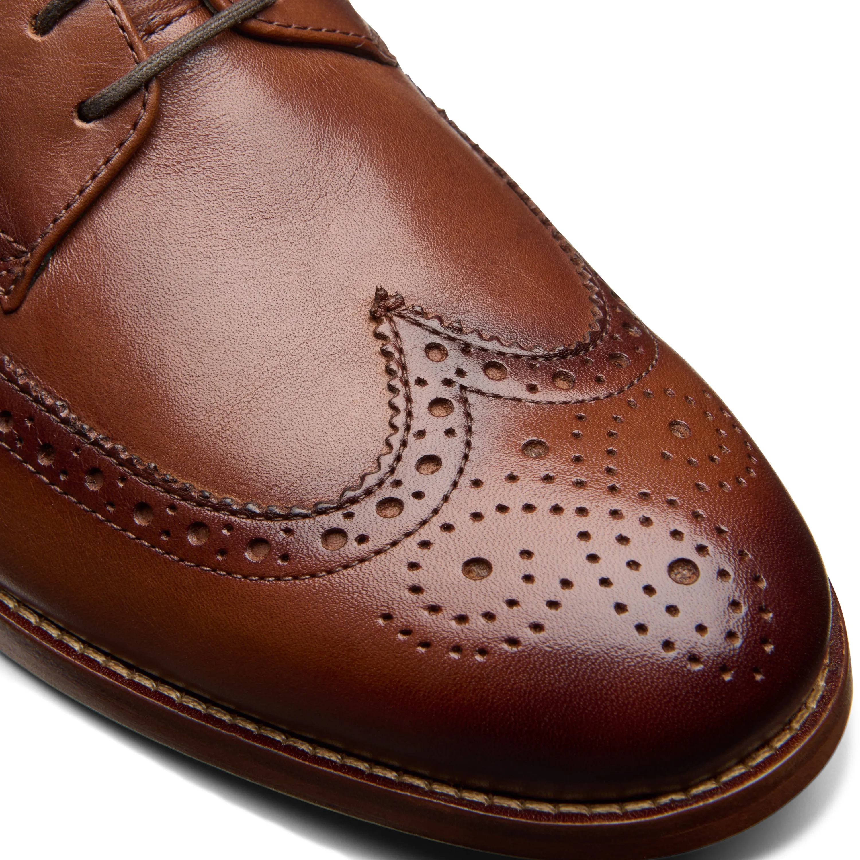 Clarks CraftJames Tip Mid Tan Leather