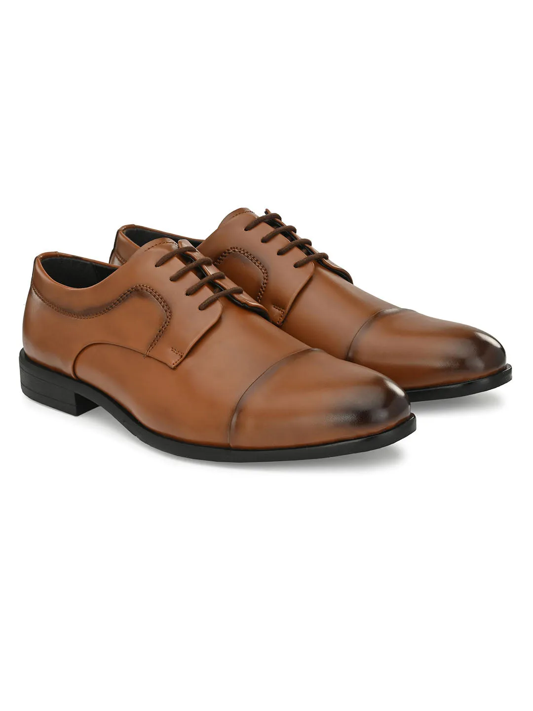 Commando Tan Oxford Shoes