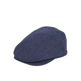 Coppola Barbour Barlow Flat Cap Blu Navy