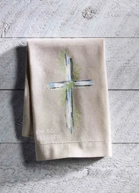 CROSS PAINTED TOWEL