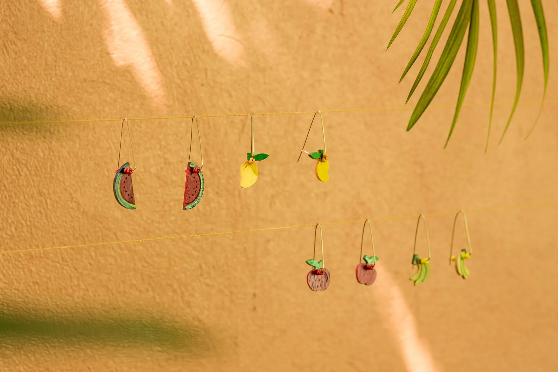 Dangling Mango Earrings