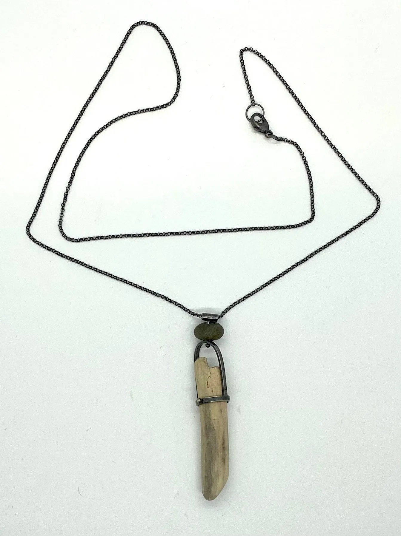 Driftwood and Rock Necklace