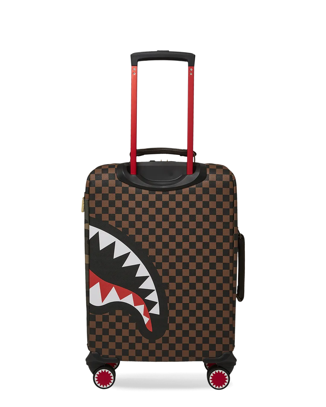 EXTERIOR GOLD ZIP POCKET SHARKS IN PARIS JETSETTER CARRY-ON LUGGAGE