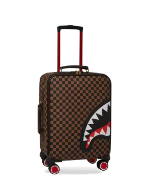 EXTERIOR GOLD ZIP POCKET SHARKS IN PARIS JETSETTER CARRY-ON LUGGAGE