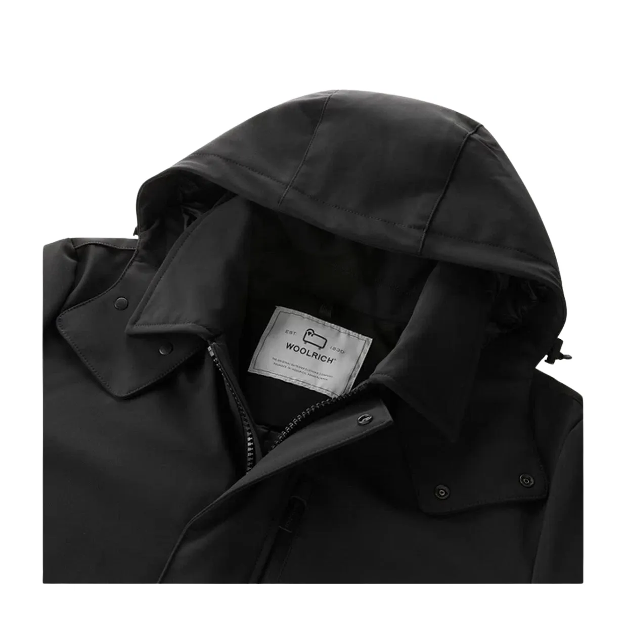 Giubbino Uomo Woolrich Barrow Mac Nero