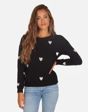 Godric Cashmere Heart Sweater