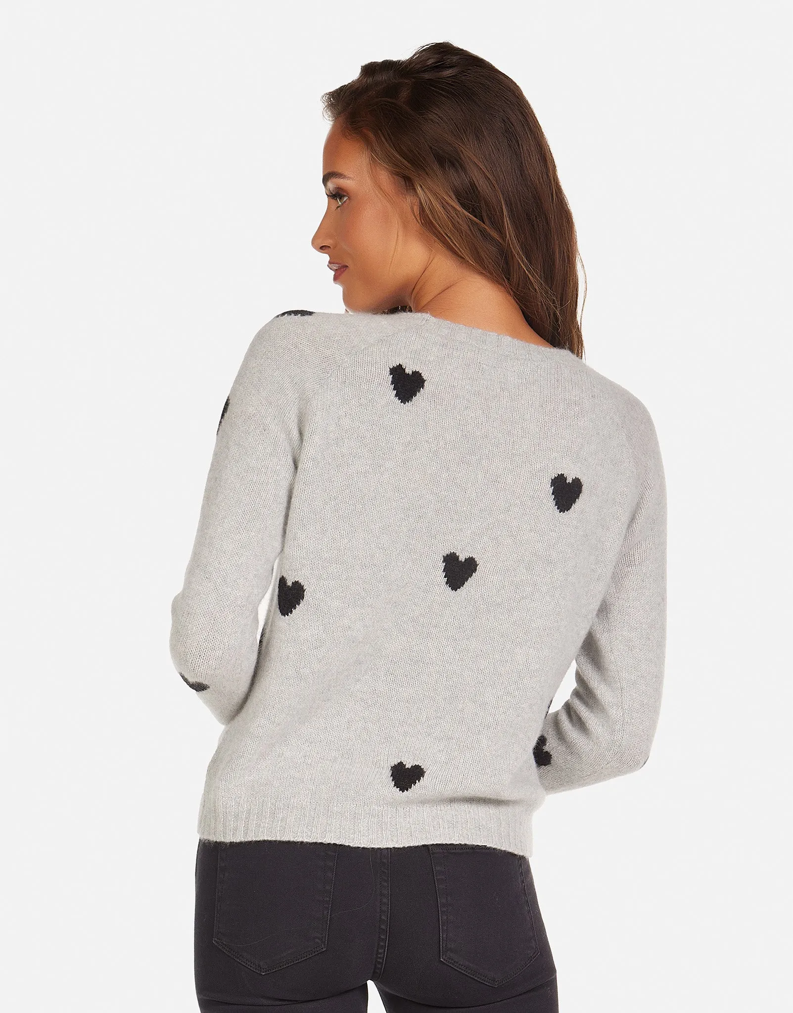 Godric Cashmere Heart Sweater