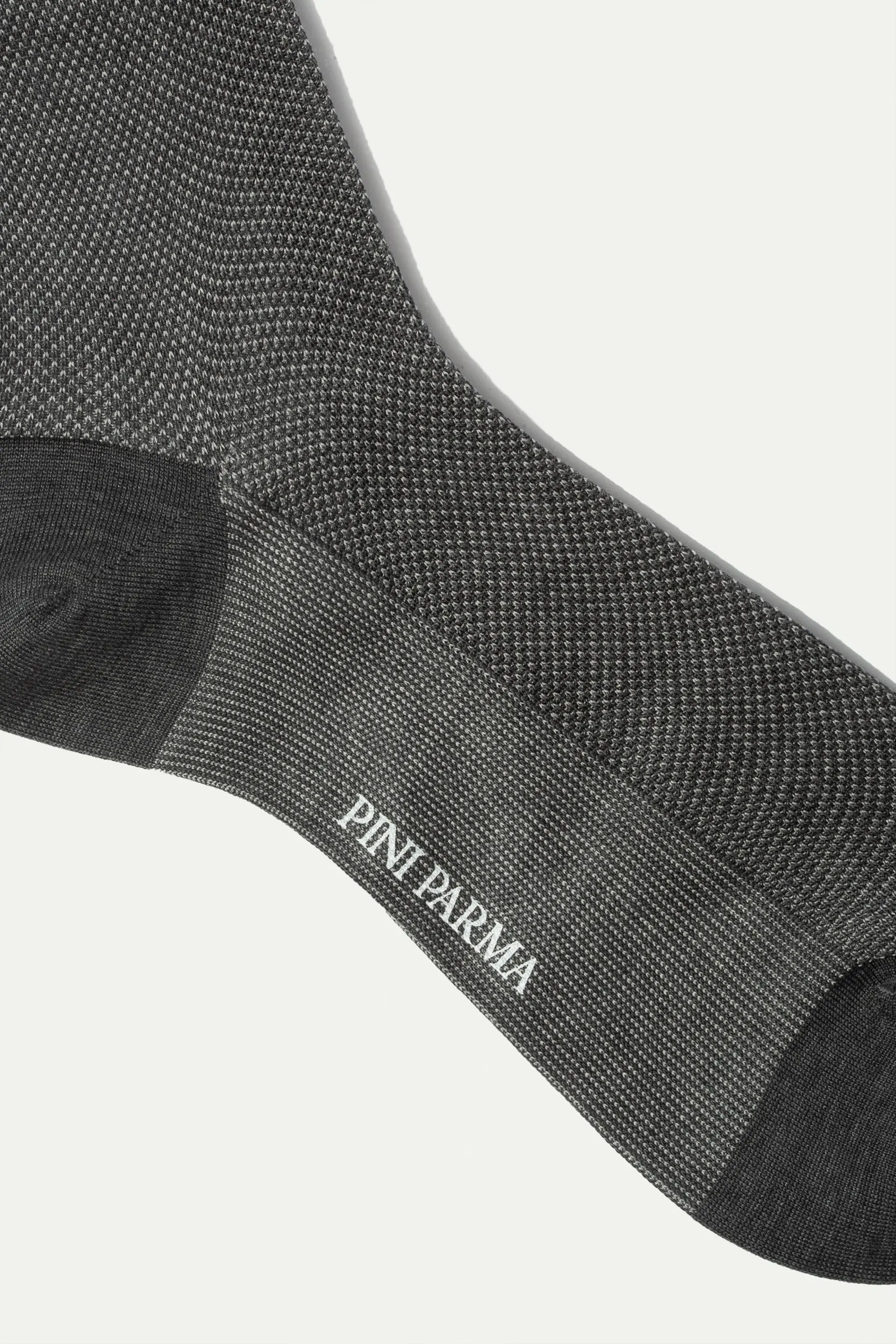 Grey micro fancy socks - Made in Italy