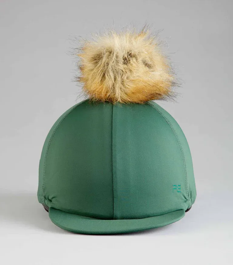 Hat Silk with PomPom (Green)