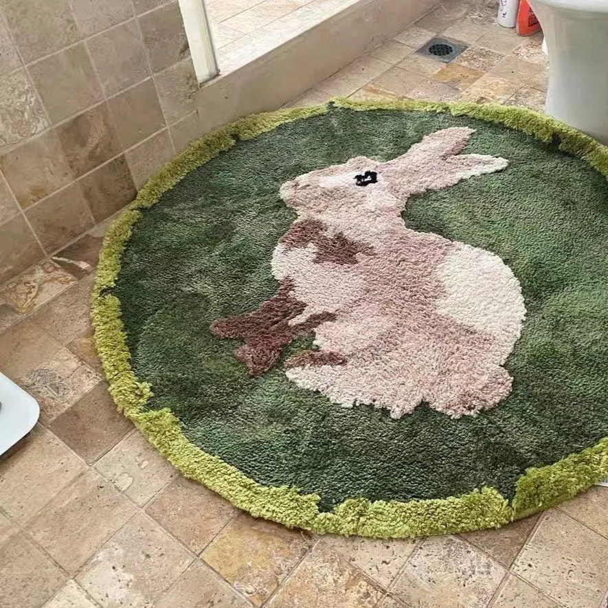 Hoppi-ness Bunny Rug