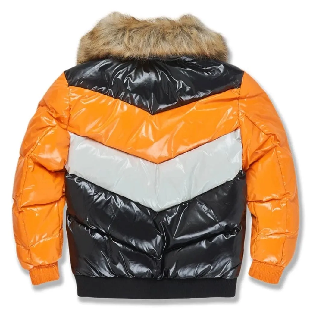 Kids Jordan Craig Sugar Hill Nylon Puffer Jacket (Total Orange) 91548K