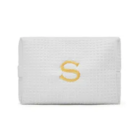 Large Monogrammed Cosmetic Bag - 3 Colors