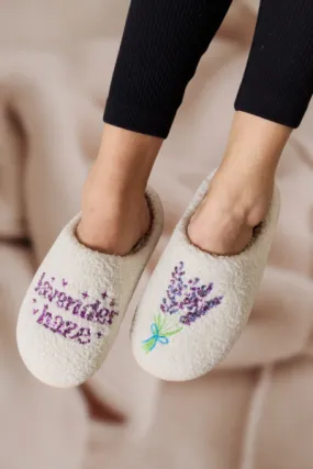 Lavender Haze Cozy Slippers