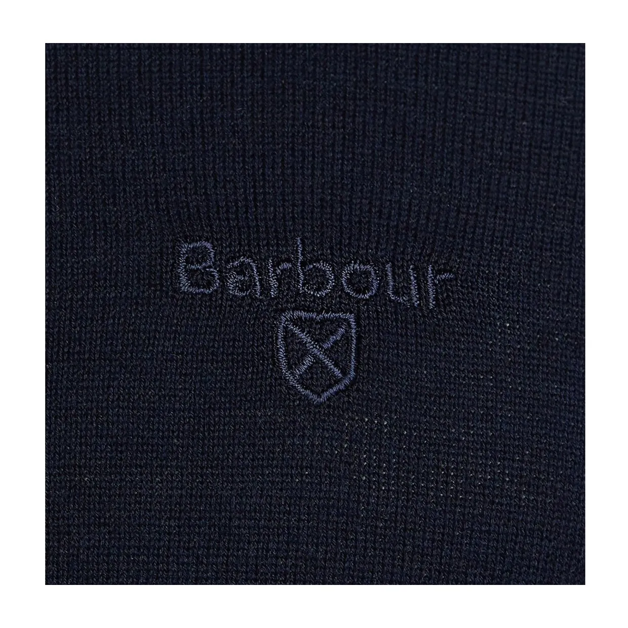 Maglione Uomo Barbour Cotone Leggero Blu Navy