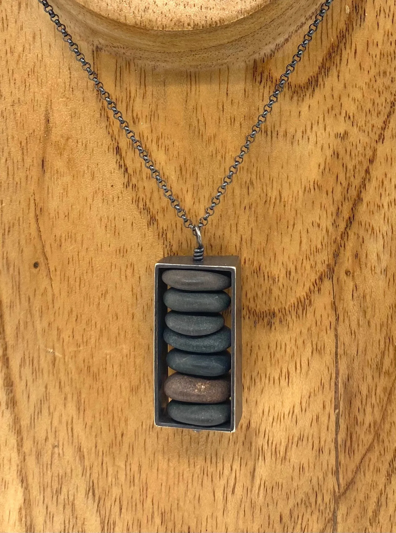 Medium Box Rock Necklace