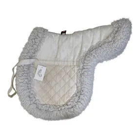 Ogilvy Equestrian Memory Foam Hunter Pad in White - 16-16.5