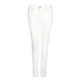 Pantaloni Donna Barbour Essential Slim Bianco