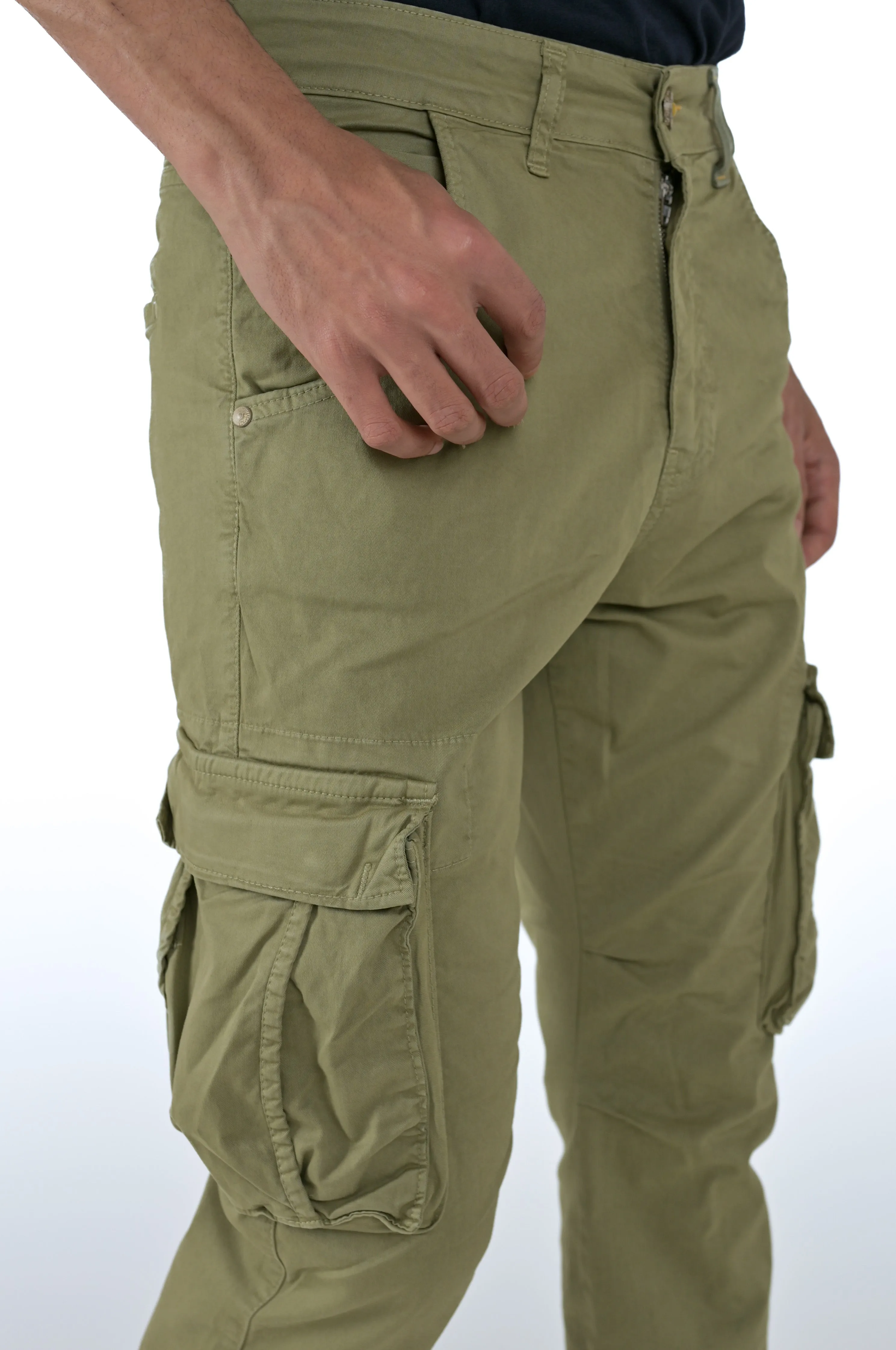 Pantaloni regular Marktas Verde Salvia SS24