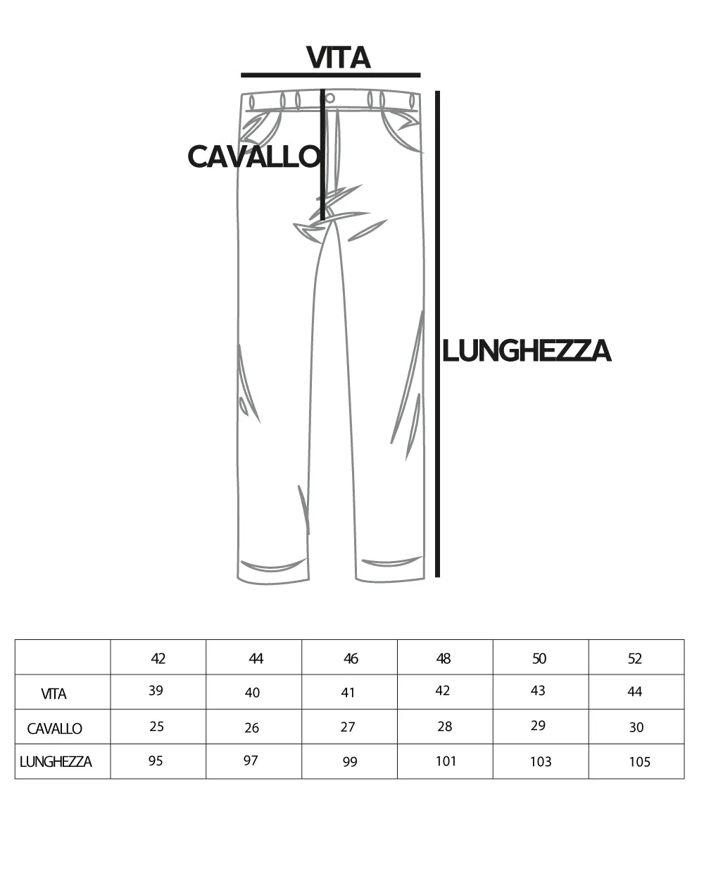 Pantaloni Uomo Tasca America Lungo Classico Slim Tabacco GIOSAL-P5402A