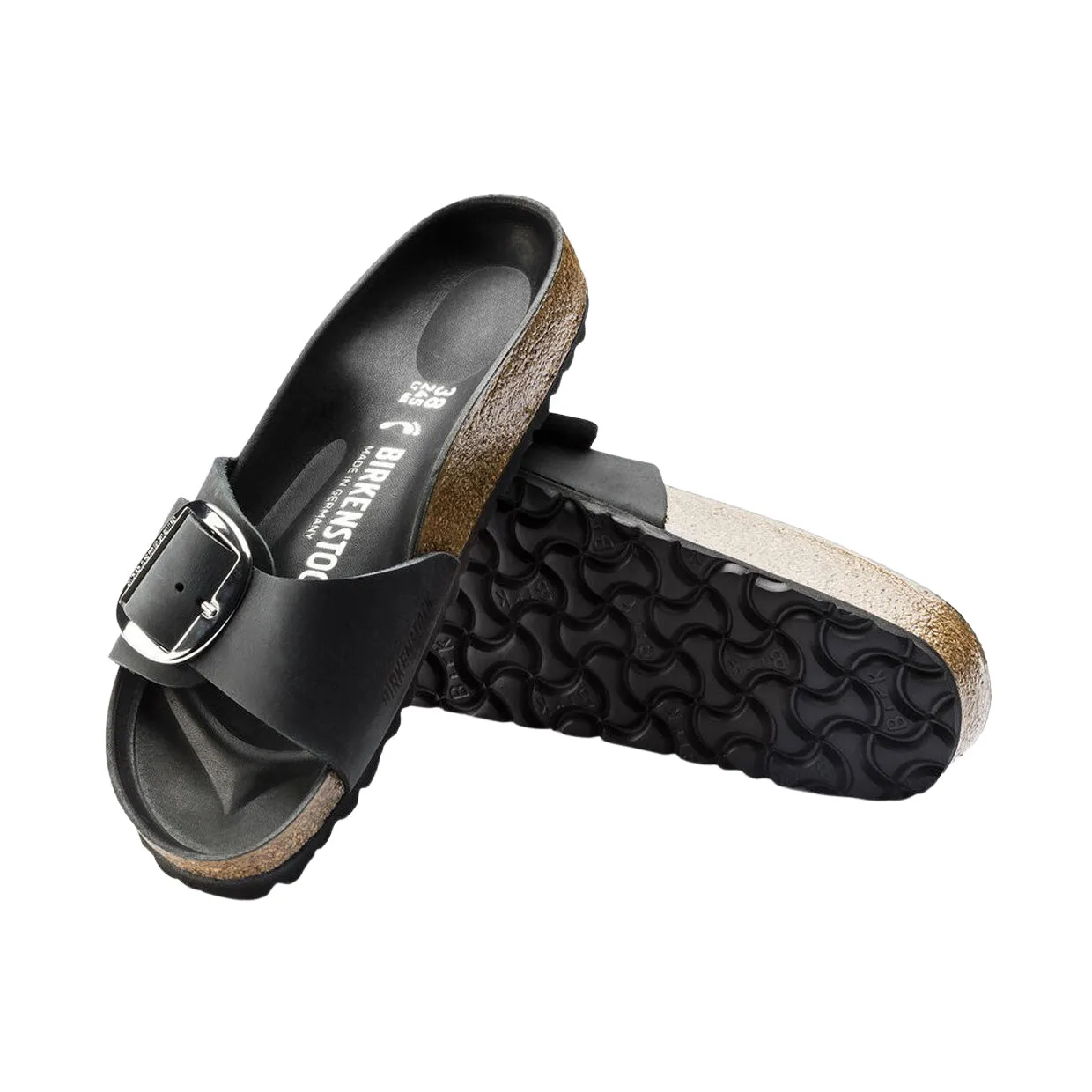 Sandali Donna Birkenstock Madrid Big Buckle Nero