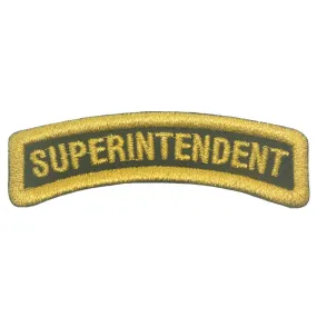 SUPERINTENDENT TAB - BLACK METALLIC GOLD