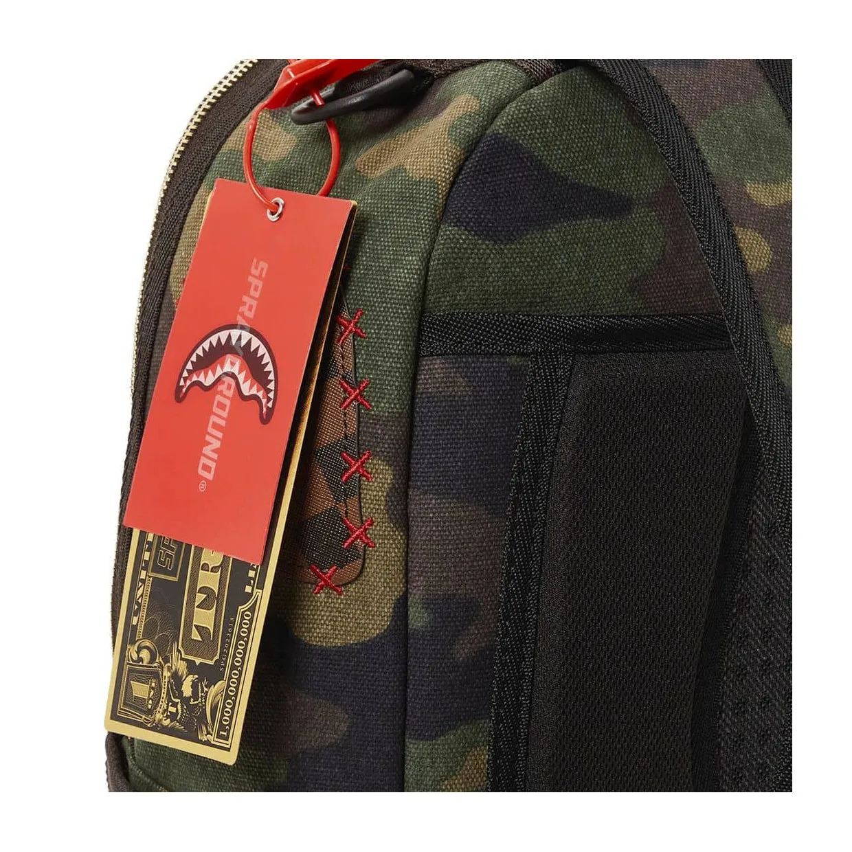 Zaino Sprayground Shark Shape Check Camo